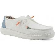 Chaussures HEYDUDE Wendy Boho Sneaker Vela White Crochet 40054-1KF