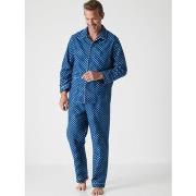 Pyjamas / Chemises de nuit Daxon by - Pyjama classique flanelle pur co...