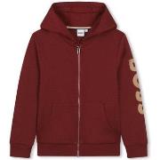 Sweat-shirt enfant BOSS Cardigan junior bordeaux - J J51127/95L