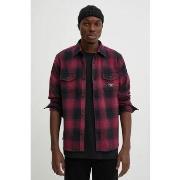 Chemise Guess M4BH64 WGMH1 POCKET SHIRT-LC55 RED/BLACK