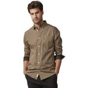 Chemise Deeluxe Chemise homme taupe -