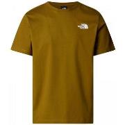 T-shirt The North Face NF0A87NP M SS BOX NSE TEE-5HO MOSS GREEN