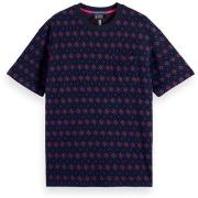 T-shirt Scotch &amp; Soda - RELAXED FIT JACQUARD TSHIRT