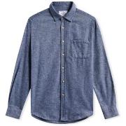 Chemise Portuguese Flannel Teca Shirt - Indigo