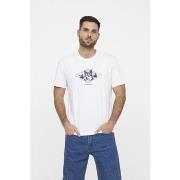 T-shirt Lee Cooper T-shirt ALOUSKI Blanc