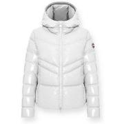 Veste Colmar Doudoune super brillante avec capuche blanche