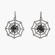 Boucles oreilles Lollipops Boucles d'oreilles toile d'araignée Hallowe...