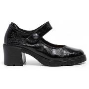 Chaussures 24 Hrs MERCEDITAS DE PIEL CHAROL CON VELCRO 26280 NEGRO