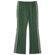 Pantalon Lacoste PANTALON DE SURVÊTEMENT FLARE MONOGRAMME FEMME VERT