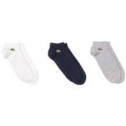 Socquettes Lacoste LOT DE 3 PAIRES DE CHAUSSETTES BASSES BLANCHES GRIS...