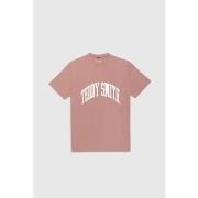 T-shirt Teddy Smith Tee Shirt EROL Bois de rose