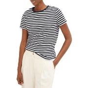 T-shirt Tom Tailor Tee shirt White Blue