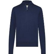 Sweat-shirt State Of Art Pull Half Zip Estate Bleu Foncé