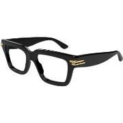 Lunettes de soleil Bottega Veneta BV1324O Cadres Optiques, Noir/Transp...