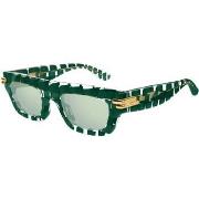 Lunettes de soleil Bottega Veneta BV1321S Lunettes de soleil, Vert/Ver...