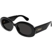 Lunettes de soleil Chloe CH0258S Lunettes de soleil, Noir/Gris, 53 mm