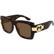 Lunettes de soleil Gucci GG1688S Lunettes de soleil, Havana/Marron, 54...