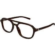 Lunettes de soleil Gucci GG1673O Cadres Optiques, Havana/Transparent, ...