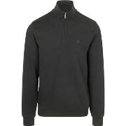 Sweat-shirt Lyle And Scott Lyle Scott Half Zip Pull Tonal Noir