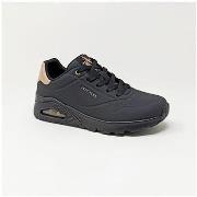 Baskets Skechers BASKET UNO GOLDEN NOIR