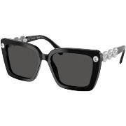 Lunettes de soleil Swarovski SK6032 Lunettes de soleil, Noir/Gris, 55 ...