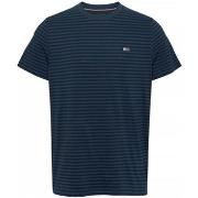 T-shirt Tommy Jeans T shirt Slim Ref 63513 C1G Marine