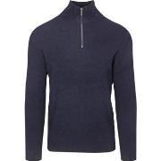 Sweat-shirt Blue Industry Half Zip Pullover Marine