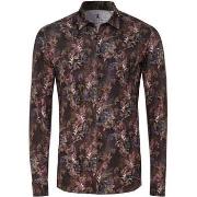 Chemise Desoto Chemise Impression Raw Umber Jungle Marron