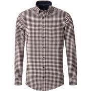 Chemise Casa Moda Chemise Marron A Carreaux