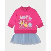 Robe enfant Billieblush robe bi-matière pour fille