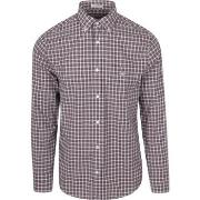 Chemise Gant Chemise Poplin Rouge A Carreaux