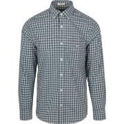 Chemise Gant Chemise Poplin Vert A Carreaux