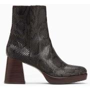 Bottines Vanessa Wu Bottines Francesca effet serpent à plateforme et t...