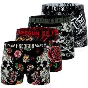 Boxers Freegun Lot de 4 boxers homme Garantie 2 ans Rock