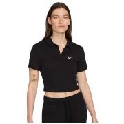 T-shirt Nike POLO W CRP TOP - Noir - S