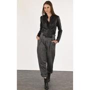 Blouson La Canadienne Spencer Cuir Femme-037178