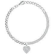 Bijoux Cleor Bracelet en argent 925/1000 et zircon