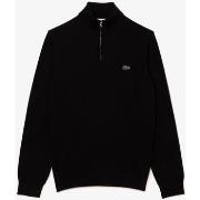 Sweat-shirt Lacoste Pull camionneur noir