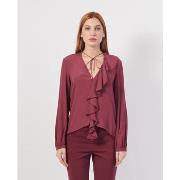 Chemise Patrizia Pepe Blouse essentielle en crêpe Patrizia Pep