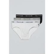 Boxers Polo Club PACK - 3 SLIPS UNDERPANTS PC B-G-W