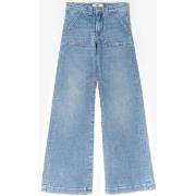 Jeans enfant Le Temps des Cerises Jeans pulp flare taille haute bleu