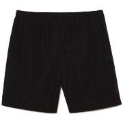 Short Lacoste SHORT HOMME NOIR EN TAFFETAS DEPERLANT