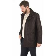 Blouson La Canadienne Surveste confort nubuck marron-029587