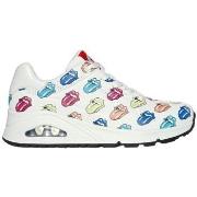 Baskets Skechers BASKETS UNO ROLLING STONES BLANC ESTAMPADA