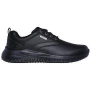 Derbies Skechers BLUCHER IMPERMÉABLE DELSON 3.0 - GLAVINE CUIR NOIR