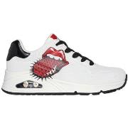 Baskets Skechers BASKETS UNO ROLLING STONES BLANC