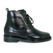 Bottines Aplauso BOTÍN NEGRO DE PIEL CON CORDONES 4859