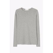 T-shirt American Vintage T-shirt manches longues coton gris clair-0477...