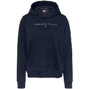 Sweat-shirt Tommy Jeans Sweat a capuche femme Ref 64103 C1G Bleu