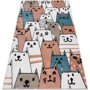 Tapis Rugsx Tapis FUN Gatti pour enfants, chats animaux 120x170 cm